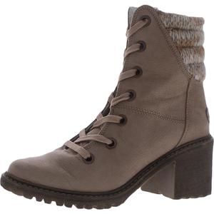 Roxy Womens Wildlands Taupe Ankle Casual Combat & Lace-up Boots Shoes Used